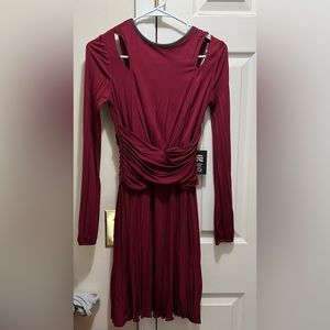 Limited edition Express One letter trim low back cocktail dress. NEW with tags!